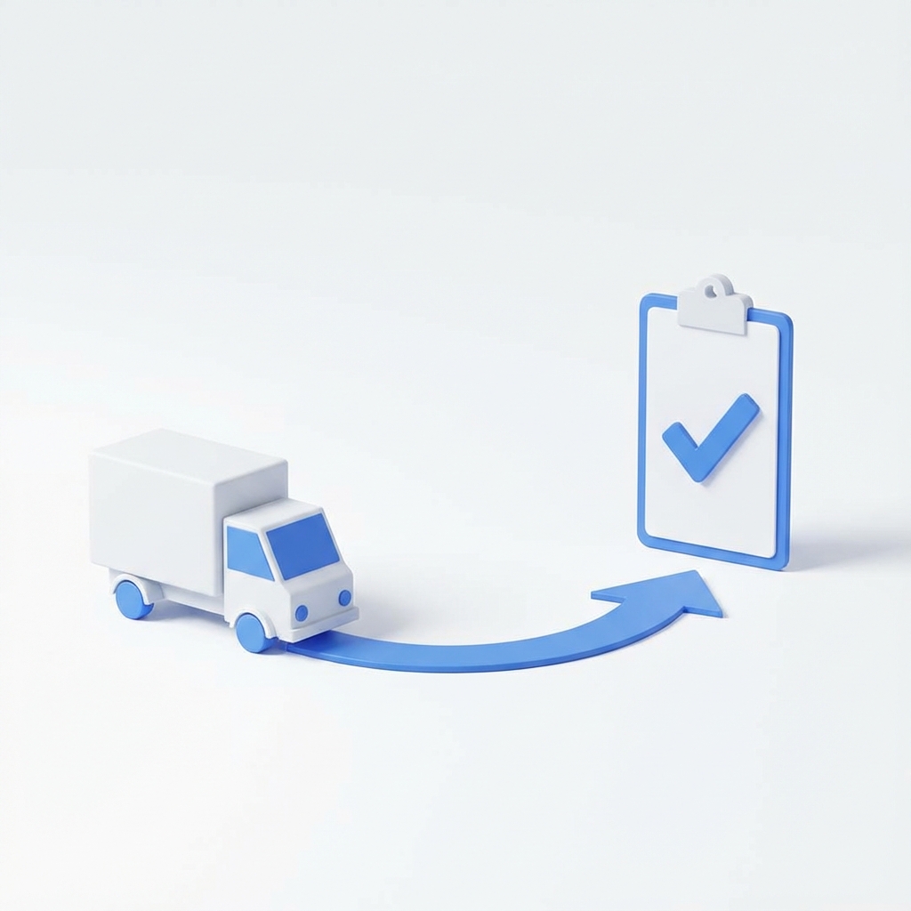 物流・販促物手配イラスト